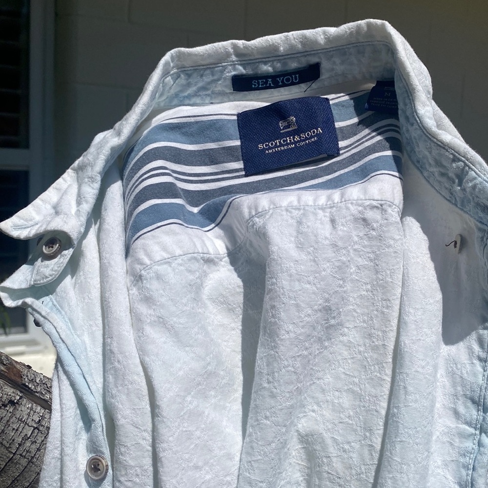 Scotch & Soda 💯% cotton button down shirt